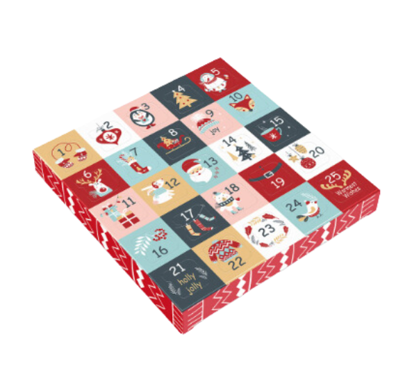 Shop Small Advent Calendar 25 Days of Christmas Empty Advent Calendar