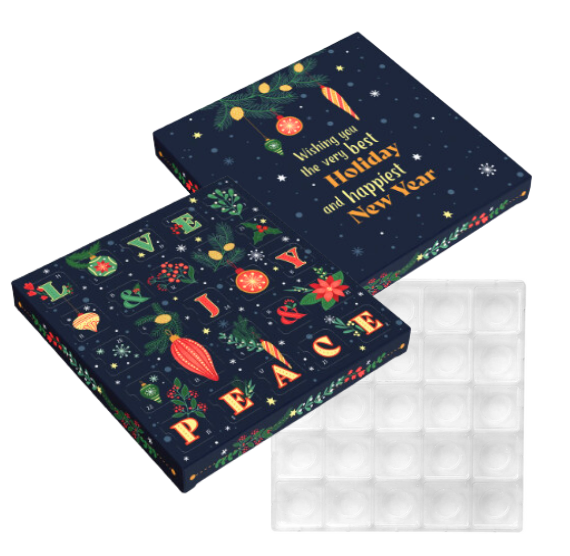 Shop Small Advent Calendar: Love Joy Peace Empty Advent Calendar Shop Small Advent Calendar: Love Joy Peace Empty Advent Calendar