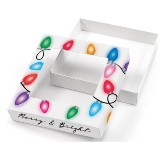 Christmas Cookie Box Kit: Merry & Bright (5.5") | www.sprinklebeesweet.com