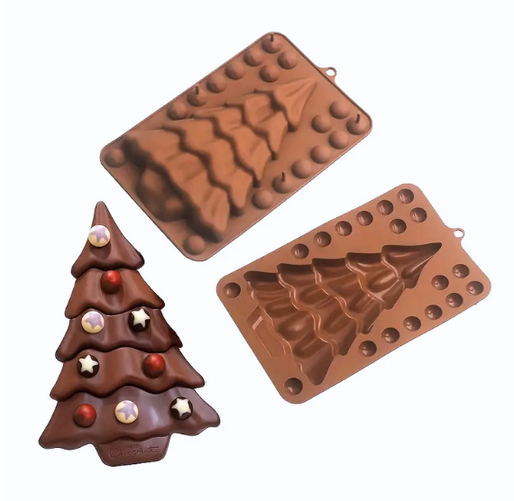 Christmas Tree Chocolate Bar Mold | www.sprinklebeesweet.com