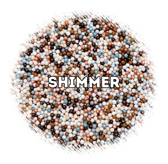 Shimmer Cozy Fall Nonpareils Mix | www.sprinklebeesweet.com