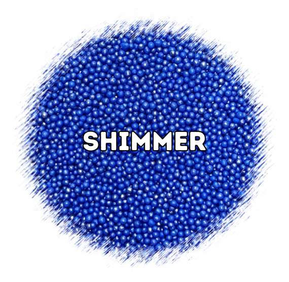 Bulk Nonpareils: Shimmer Cobalt Blue | www.sprinklebeesweet.com