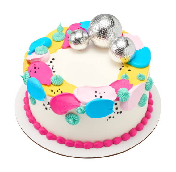 Groovy Disco Ball Cake Toppers Set | www.sprinklebeesweet.com