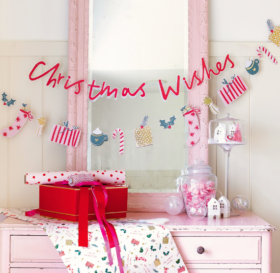 Christmas Wishes Banner Set | www.sprinklebeesweet.com