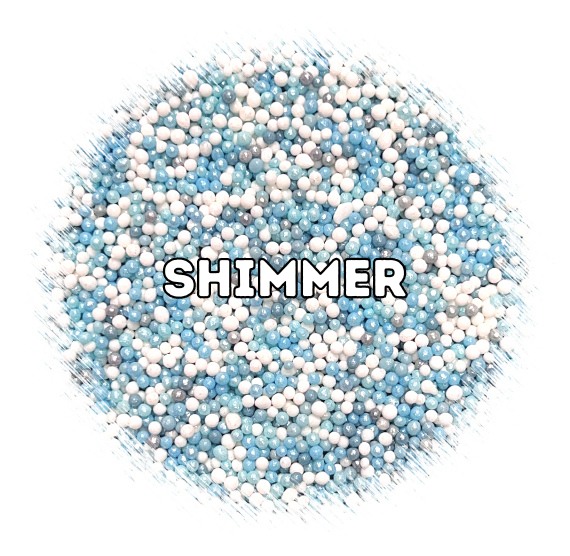 Shimmer Holiday Nonpareils Mix: Jack Frost | www.sprinklebeesweet.com