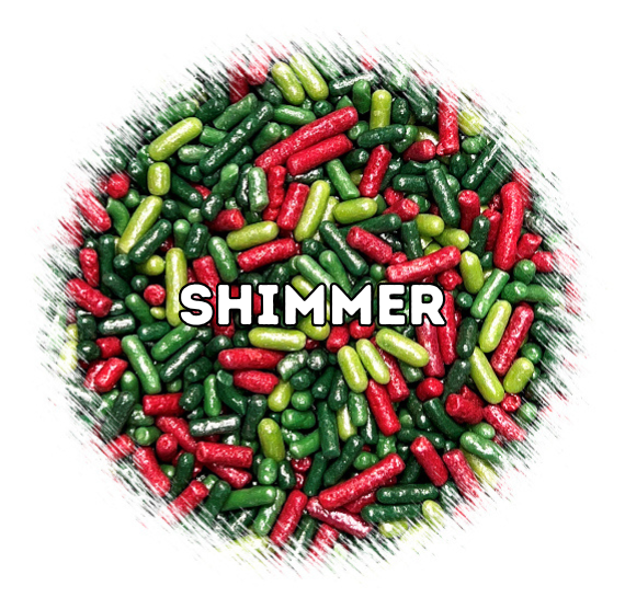 Christmas Jimmies Sprinkles: Holly Berry | www.sprinklebeesweet.com