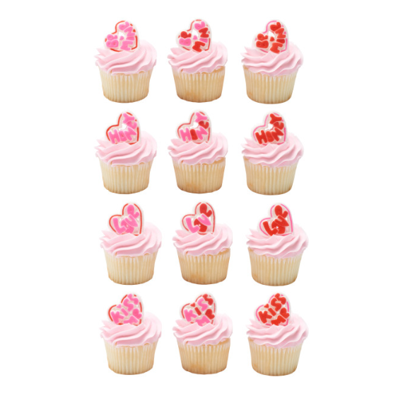 Valentine's Day Sugar Toppers Boxed Set - LIMITED STOCK | www.sprinklebeesweet.com