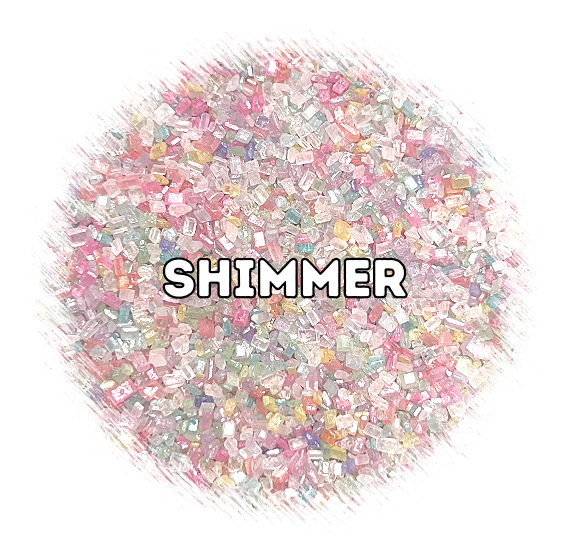 Shimmer Pastel Sparkling Sugar | www.sprinklebeesweet.com