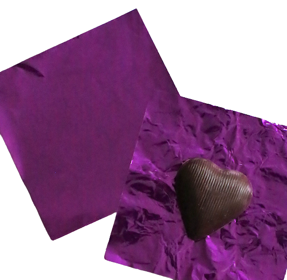 Purple Foil Candy Wrappers | www.sprinklebeesweet.com