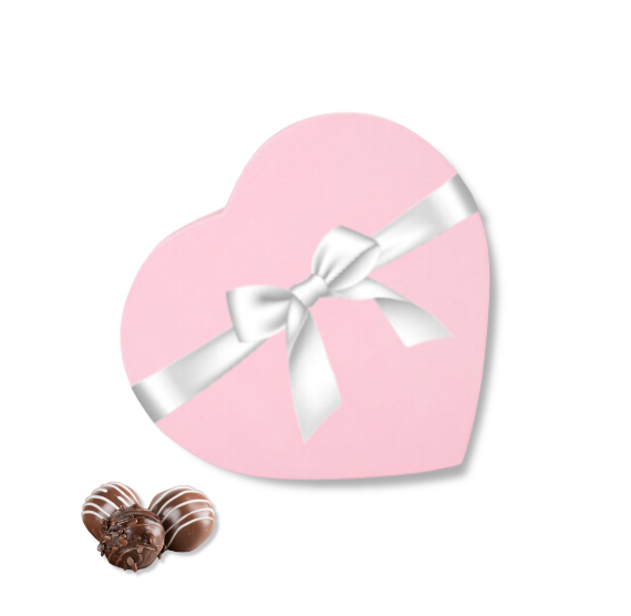 Pink Heart Shaped Candy Box Kit: 6.75 & 9" | www.sprinklebeesweet.com