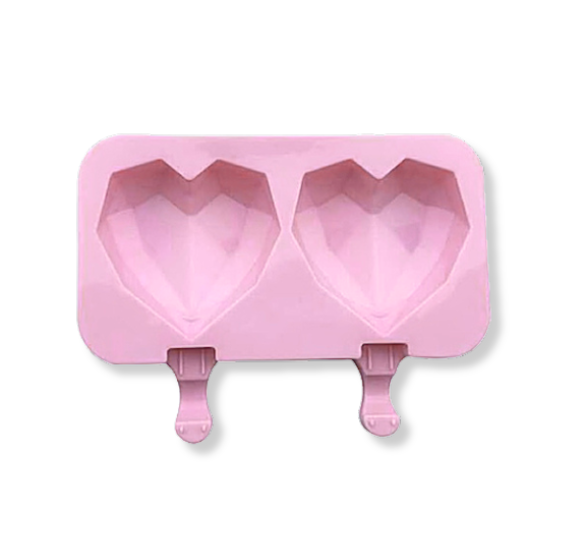 SILIKOLOVE Heart Silicone Molds for Baking Cake Pan Pink Candy