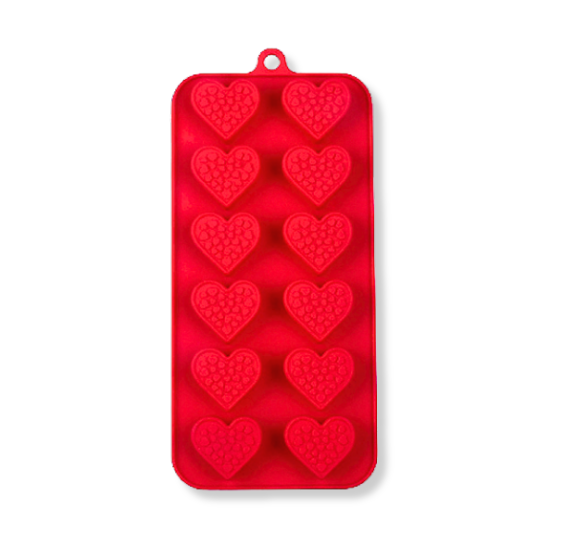 Valentine's Day Candy Mold: Hearts with Hearts | www.sprinklebeesweet.com