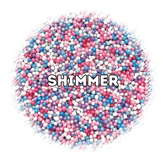 Shimmer Fairy Dust Nonpareils Mix | www.sprinklebeesweet.com