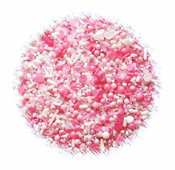Bulk Sprinklefetti Sprinkle Mix: Ombre Pink | www.sprinklebeesweet.com