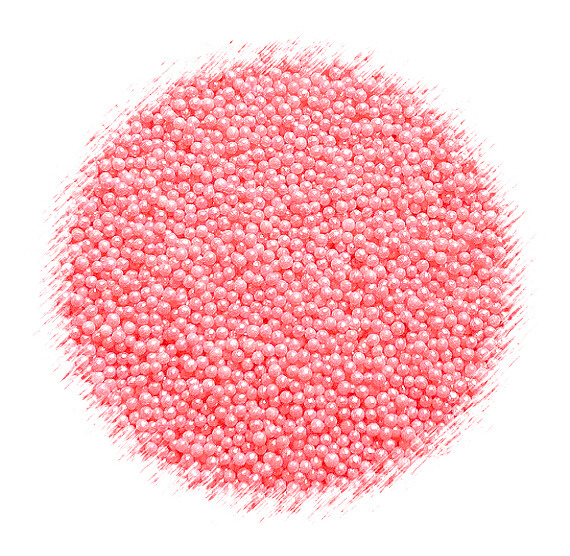 Shimmer Nonpareils: Bubblegum Pink | www.sprinklebeesweet.com