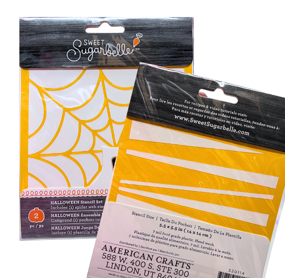 Sweet Sugarbelle Halloween Cookie Stencil Set | www.sprinklebeesweet.com