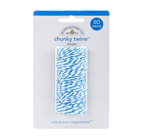 Chunky Bakers Twine: Blue Jean | www.sprinklebeesweet.com