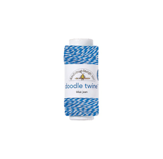 Doodlebug Bakers Twine: Blue Jean | www.sprinklebeesweet.com