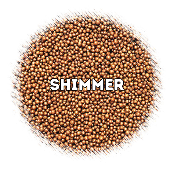 Shimmer Nonpareils: Bronze - LIMITED STOCK | www.sprinklebeesweet.com