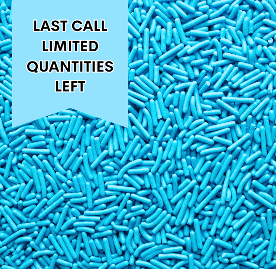 Bright Blue Jimmies: 1lb Bag - LAST CALL | www.sprinklebeesweet.com