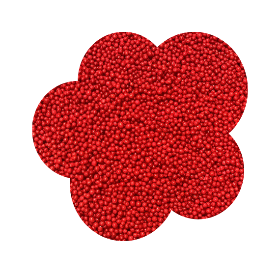 Red Nonpareils: NEW SIZE