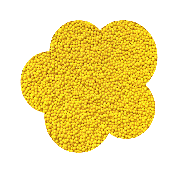Bulk Nonpareils: Yellow - NEW SIZE