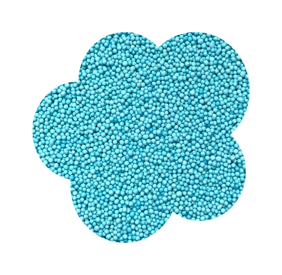 Light Blue Nonpareils - NEW SIZE | www.sprinklebeesweet.com