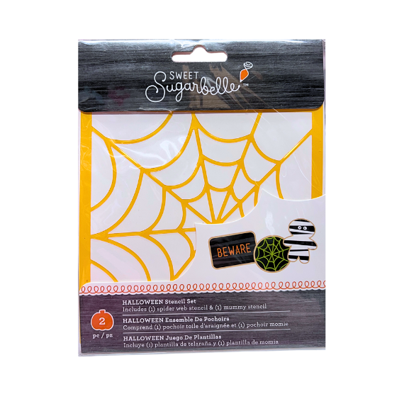 Sweet Sugarbelle Halloween Cookie Stencil Set | www.sprinklebeesweet.com
