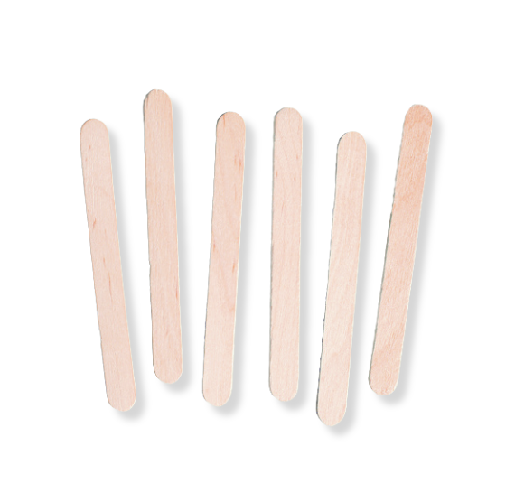 Small Wooden Popsicle Sticks: 3.5"