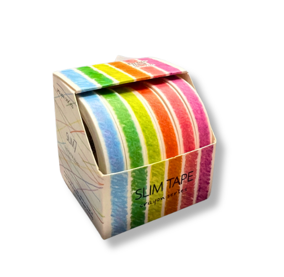 Washi Tape Set: Rainbow Crayon Marks | www.sprinklebeesweet.com