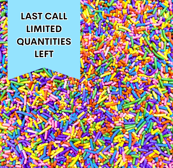 Bright Rainbow Jimmies Sprinkles: LAST CALL LIMITED STOCK | www.sprinklebeesweet.com