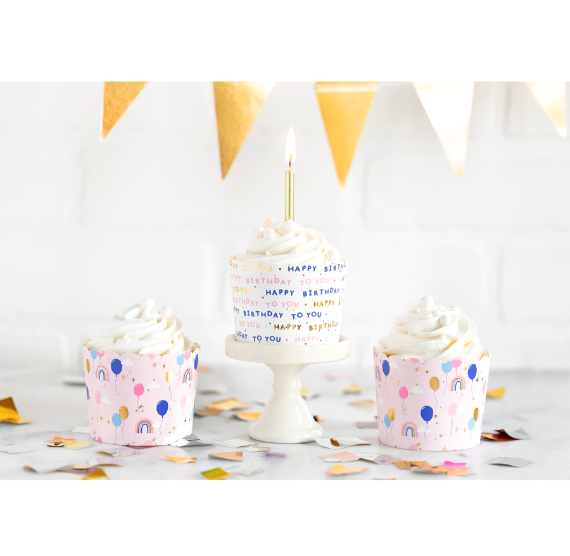 Birthday Baking Cups: Ballons: 10 PACK BUNDLE DEAL - ONLY 1 AVAILABLE | www.sprinklebeesweet.com