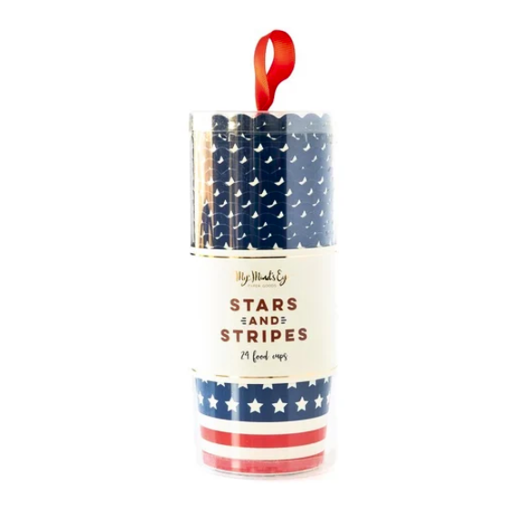 Patriotic Baking Cups: Stars & Stripes: BUNDLE DEAL - LIMITED STOCK | www.sprinklebeesweet.com