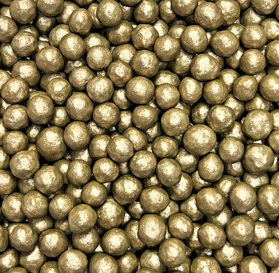 Sprinkle-It® 6mm Chocolate Crispy Pearls: Shimmer Taupe - LAST BAG