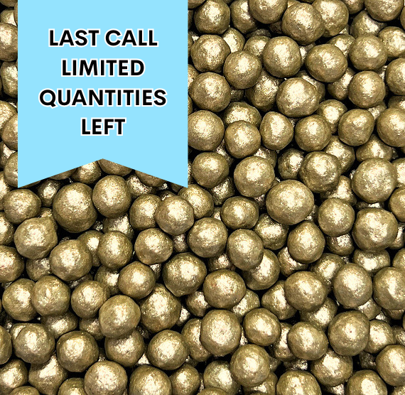 Sprinkle-It® 6mm Chocolate Crispy Pearls: Shimmer Taupe - LAST BAG