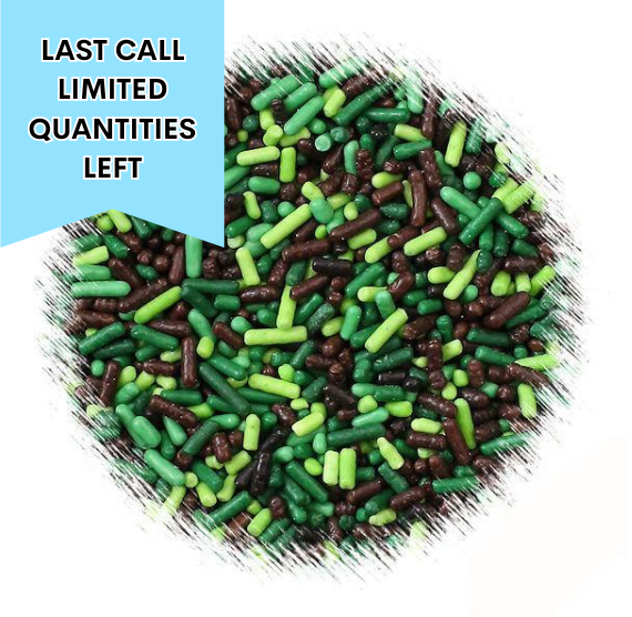Camouflage Jimmies Sprinkles Mix - LAST CALL LIMITED STOCK | www.sprinklebeesweet.com