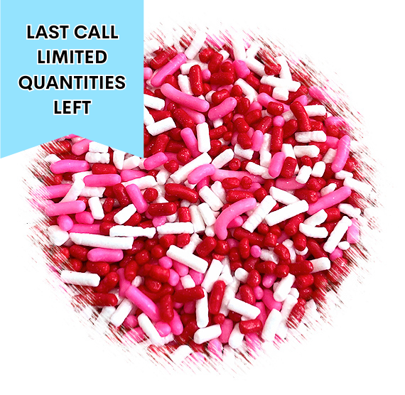 Valentine Jimmies Sprinkles - LAST BAG