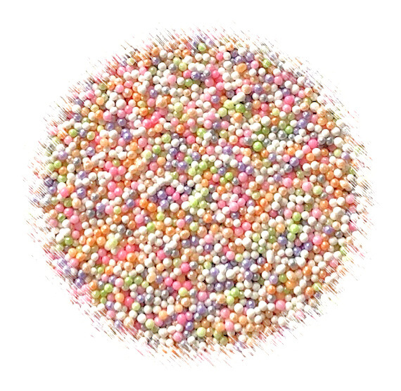 Bulk Nonpareils: Shimmer Pastel Halloween