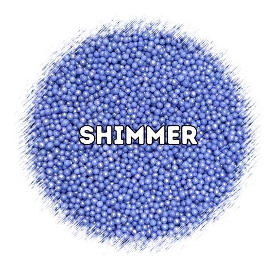 Shimmer Periwinkle Nonpareils | www.sprinklebeesweet.com