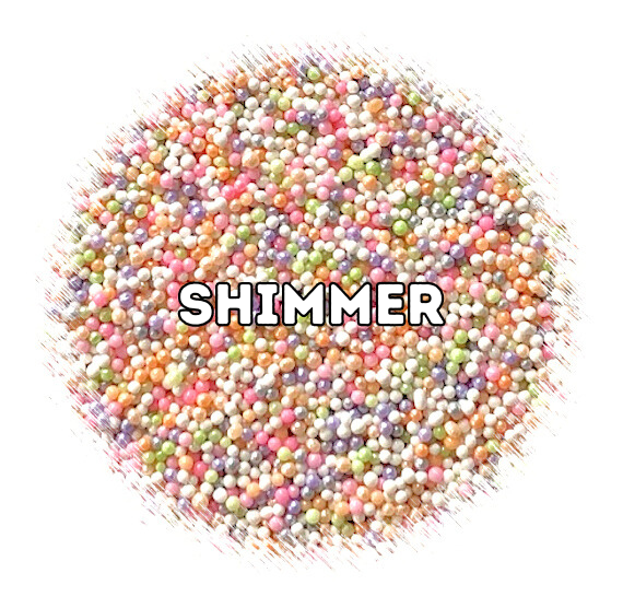 Shimmer Halloween Nonpareils Mix: Pastel | www.sprinklebeesweet.com