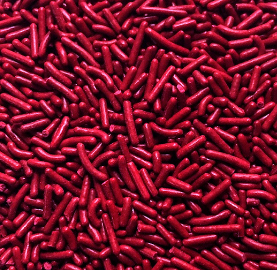 Burgundy Jimmies | www.sprinklebeesweet.com