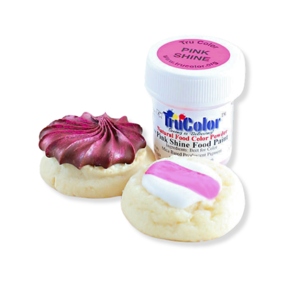 TruColor Pink Shine Food Paint Powder | www.sprinklebeesweet.com