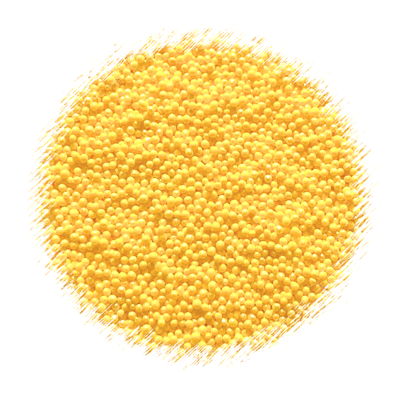 Shimmer Golden Yellow Nonpareils | www.sprinklebeesweet.com