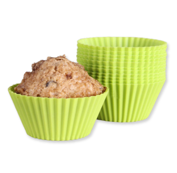 LeKue Silicone Cupcake Liners: Lime | www.sprinklebeesweet.com