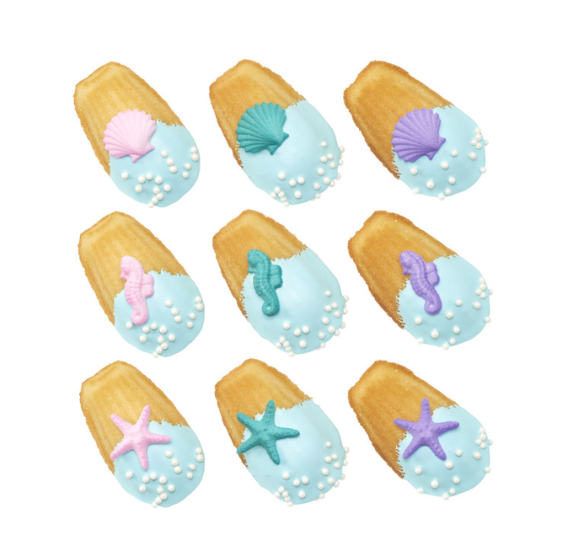 Under the Sea Sugar Toppers: LAST SET 135 PIECES | www.sprinklebeesweet.com