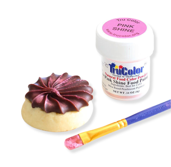 TruColor Pink Shine Food Paint Powder | www.sprinklebeesweet.com