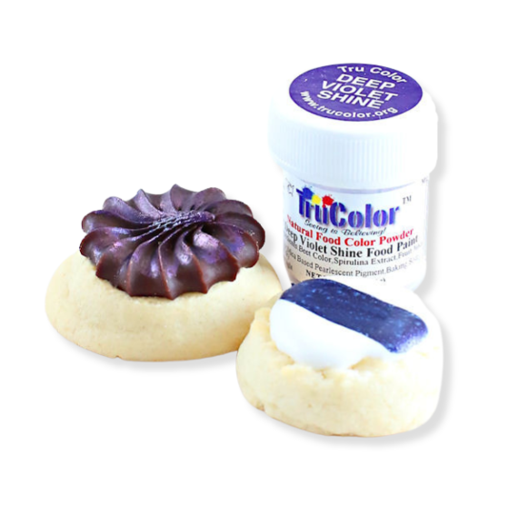 TruColor Deep Violet Shine Food Paint Powder | www.sprinklebeesweet.com