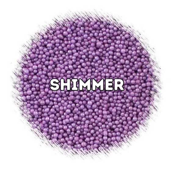 Shimmer Purple Nonpareil Sprinkles | www.sprinklebeesweet.com