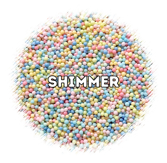 Shimmer Pastel Summer Dreams Nonpareils Mix | www.sprinklebeesweet.com