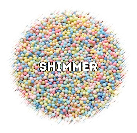 Bulk Nonpareils: Shimmer Pastel Summer Dreams | www.sprinklebeesweet.com